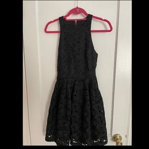 Club Monaco Black Lace Cocktail Dress